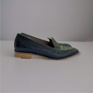 Everlane Dark Grey Leather Modern Loafers